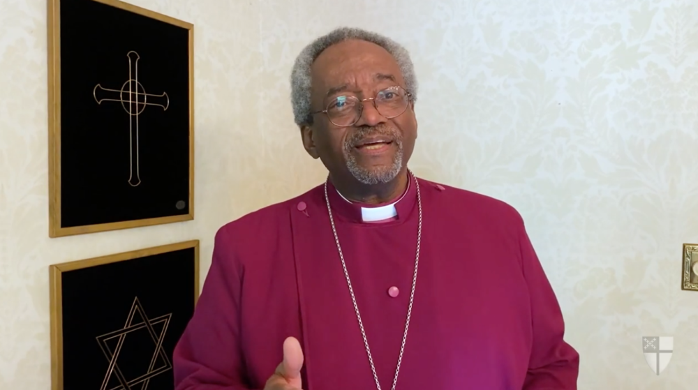 Bishop Curry preaching